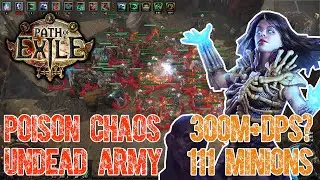 POISON CHAOS UNDEAD ARMY (SRS + ZOOMANCER) | FINALIZED BUILD | POE 3.22