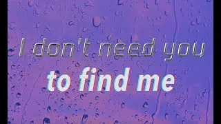 Sabrina Claudio - Confidently Lost - Lyrics