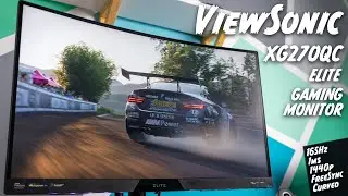 ViewSonic XG270QC Elite - 165Hz Curved Gaming Monitor