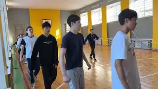  Денешынықтыру сабағы : екі жақты ойын (волейбол,ашық сабақ) 