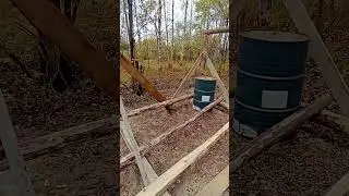 Built a shed at the apiary for bees, 2023 
