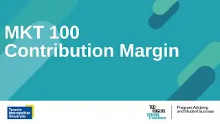MKT100 - Contribution Margin