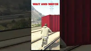 MICHAEL HIJACK TRAIN & STEAL LUXURY CAR! #shorts #gta5 | TECHNO GAMERZ GTA 5 #shortsvideo
