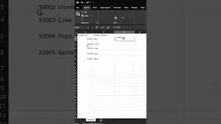 How to create barcode for products in MS Excel Spreadsheet