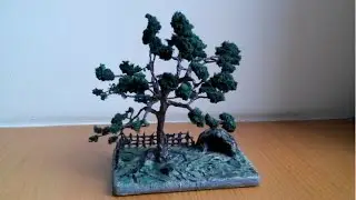 How to make a homemade tree for a diorama with your own hands. Wire Tree Tutorial. Homemade tree