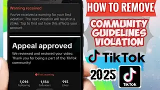 How to remove community guidelines violation TikTok  | Paano alisin violation sa Tiktok