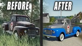 FS19- FINDING GRANDPA'S RUSTY TRUCK IN THE WOODS & BRINGING IT BACK TO LIFE!