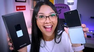 😱 MEU NOVO CELULAR! GANHEI O Z FLIP5 DA SAMSUNG!