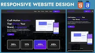 How To Make Website Using HTML And CSS | Website Design With HTML And CSS