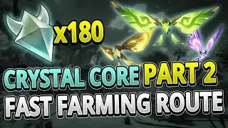 [PART 2] Crystal Core 180 Locations FAST FARMING ROUTE +TIMESTAMPS | Genshin Impact 3.2