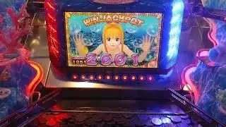 海物語ラッキーマリンシアターデラックス ジャックポットチャレンジ 2601 WIN JACKPOT(メダルゲーム)2023年8月10日