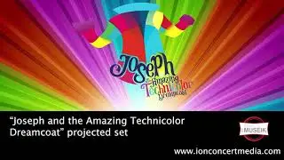 Joseph and the Amazing Technicolor Dreamcoat Projected Set