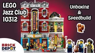 LEGO  Jazz Club 10312 - Unboxing & Speedbuild/Timelapse
