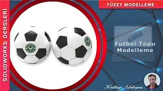 Solidworks'te Futbol Topu Tasarımı