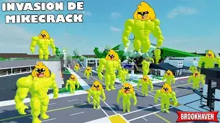 WHAT WOULD HAPPEN IF THE MIKECRACKS INVADE BROOKHAVEN? - ROBLOX