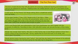 English LR 8   The Fun They Had   Summary