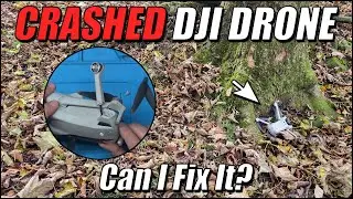 CRASHED💥 DJI Mini 3 Drone | Can I Fix It?