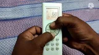 BLUE STAR AC REMOTE TEMPRATURE TO FAHRENHEIT MODE