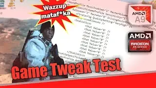 AMD A9 Test On Game Tweaks | Low Spec PC