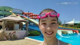 Наш отдых в отеле Аквамарин! Аквапарк Зурбаган, бассейн, море,   УРА! 
