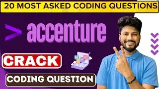 Accenture coding questions 2024 | Most Asked Coding Questions in Accenture