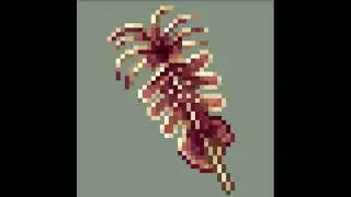 Grilled squid | Pixel art