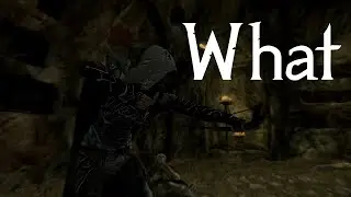 Skyrim but my kill cam is absolutely cursed