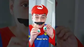 Smart Mario and Peach pranked Luigi #shorts