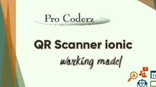 QR code scanner in ionic