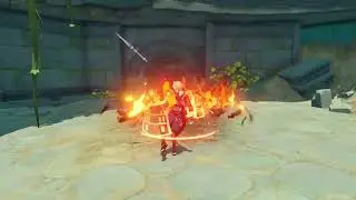 THOMA GAMEPLAY (Elemental Burst) | GENSHIN IMPACT 2.2 LEAKS