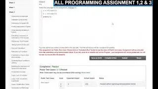 The Joy of Computing using Python Week 2 Programming Assignment 1 to 3  | Programming Assignment
