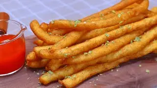 Potato recipe from a popular restaurant :: Long and crispy potatoes !