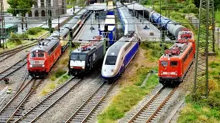 Trains on the model railway