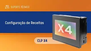 CLP X4 - Configuração de Receitas | Português