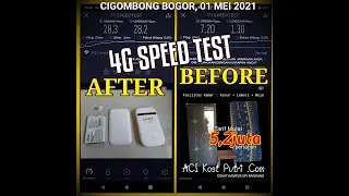 WAW Diluar Dugaan Bro !  |  Review Speedtest Modem Bolt Super 4G MF90,. |  2021 Mei 01