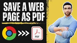 How to Quickly Save a web page as PDF on Google Chrome | Save Your Time & use this way