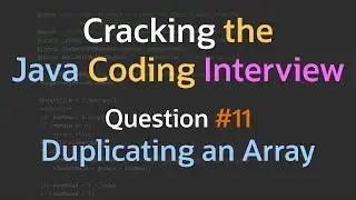 How can you duplicate an array? - Cracking the Java Coding Interview