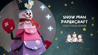 Snowman boxes Papercraft
