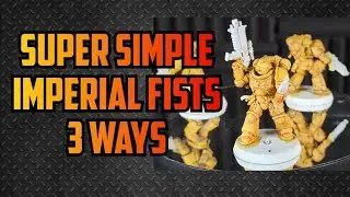 Paint easy Imperial Fists for 10th edition