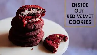 Red velvet cookies recipe with cream cheese filling | Recipes for valentine's day cookies