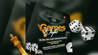 Game Night Flyer Tutorial