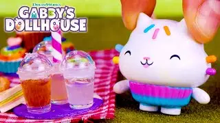 🍓🍊🍋🍏🫐🍇 Let's Make RAINBOW AGUA FRESCAS! | GABBY'S DOLLHOUSE TOY PLAY ADVENTURES