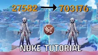 Arlecchino 700K DMG Nuke Tutorial - [ Genshin Impact ]