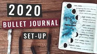 BULLET JOURNAL Set up 2020 + PLAN WITH ME Januar | Mein Notizbuch für mehr Produktivität