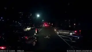 Motorist Confronts Car Who Passed School Bus with Lights Flashing