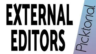Using External Editors within Picktorial 3