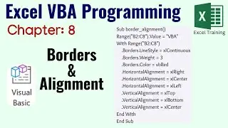 Border and Alignment in VBA | Macro and VBA Tutorials - Chapter 8