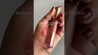 @CharlotteTilbury LipBlur lipstick in Honey Blur💄👄 #youtubeshort #makeup #lipsticklover