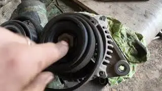 Лайфхак как открутить гайку шкива генератора