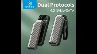 HAGIBIS SSD CASE NVMe SATA DUAL PROTOCOL SSD ENCLOSURE M.2 TO USB 3.1